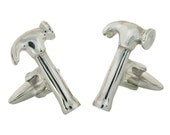 Hammer Time Cufflinks, Sterling Silver, Handmade