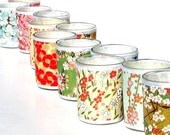 12 party votives - GamiWicks Japanese chiyogami votive candle set