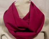 Lovely Spring Handmade  Infinity scarf, circle scarf, cowl scarf,  Womens Rose colored