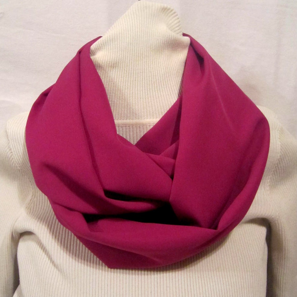 Lovely Spring Handmade  Infinity scarf, circle scarf, cowl scarf,  Womens Rose colored