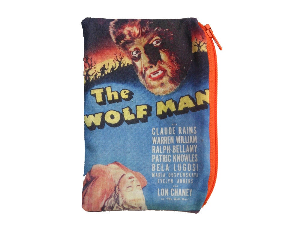 The Wolf Man - Horror Zipper Pouch
