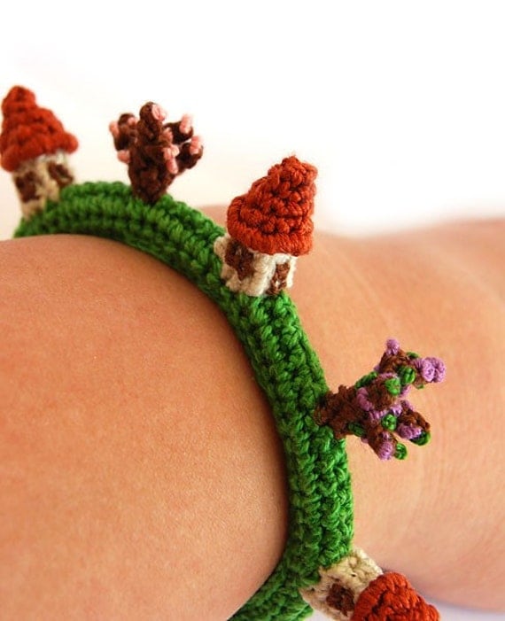 bracelet Village  - crocheted bracelet