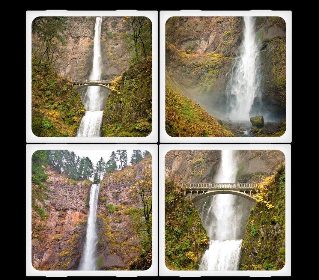 Multnomah Falls - Ceramic Coaster Set