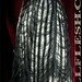 Circus Performer Can Can Skirt by Louise Black in Ruched Sheer Mesh and Striped cotton