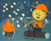 Pierre Roasts Marshmallows