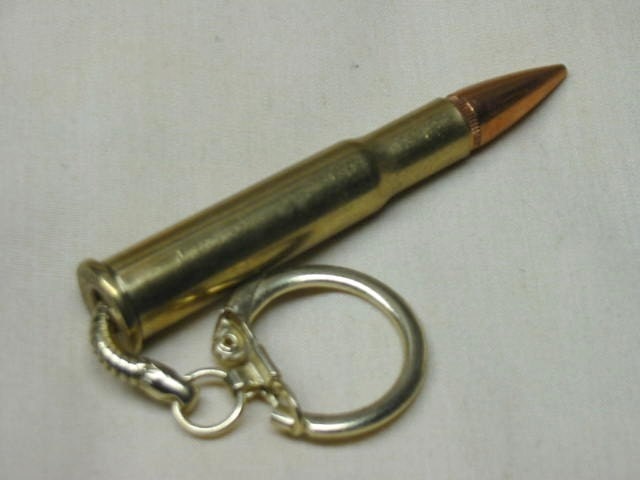 Bullet Key Chain Brass 30-30 Winchester - Mens Gift Idea