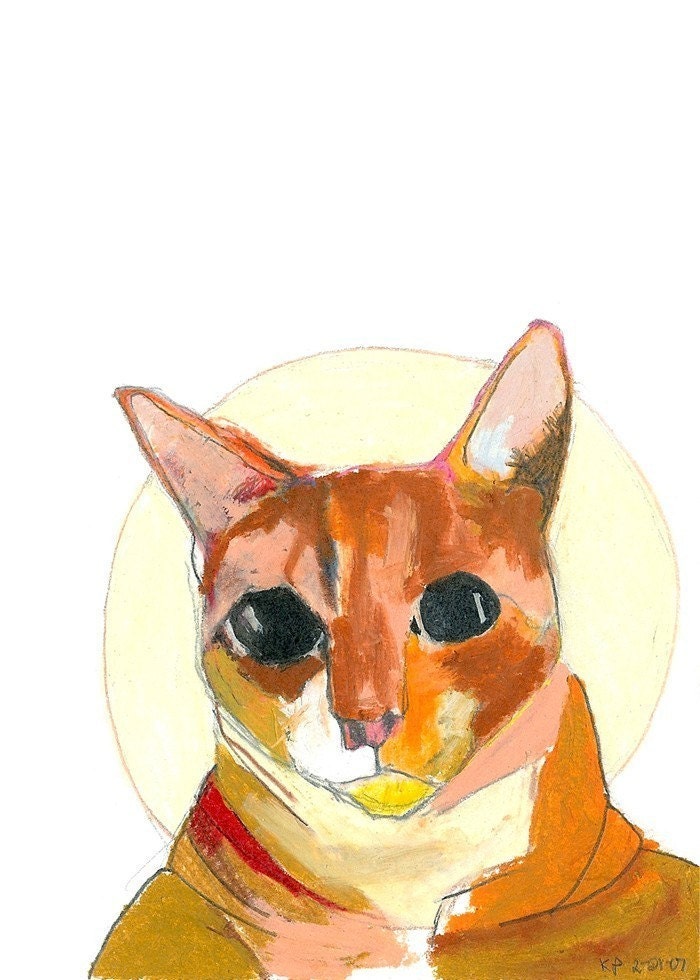 Saint Blixatomy (limited edition giclee print - 5x7)