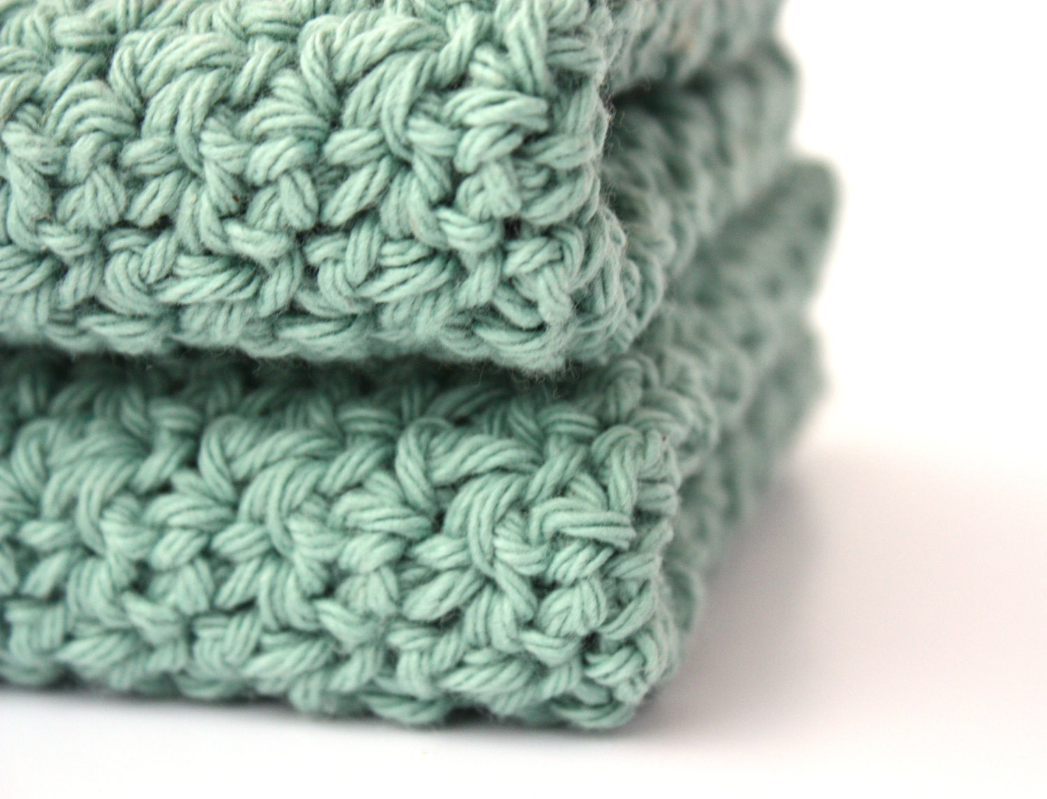 Kitchen Dishcloths Cotton Crochet Dishcloths Pick Your Color - Sweetbriers