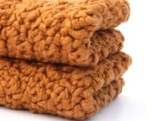 Crochet Washcloth Organic Cotton Washcloth - Spice
