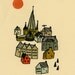 tiny village gocco screen print