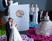 wedding fortune cookie card