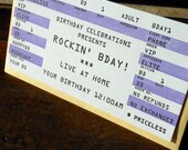 birthday rock ticket