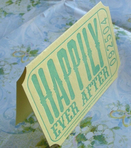 happily ever after ticket