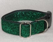Medium Sparkle Collar - Christmas Green