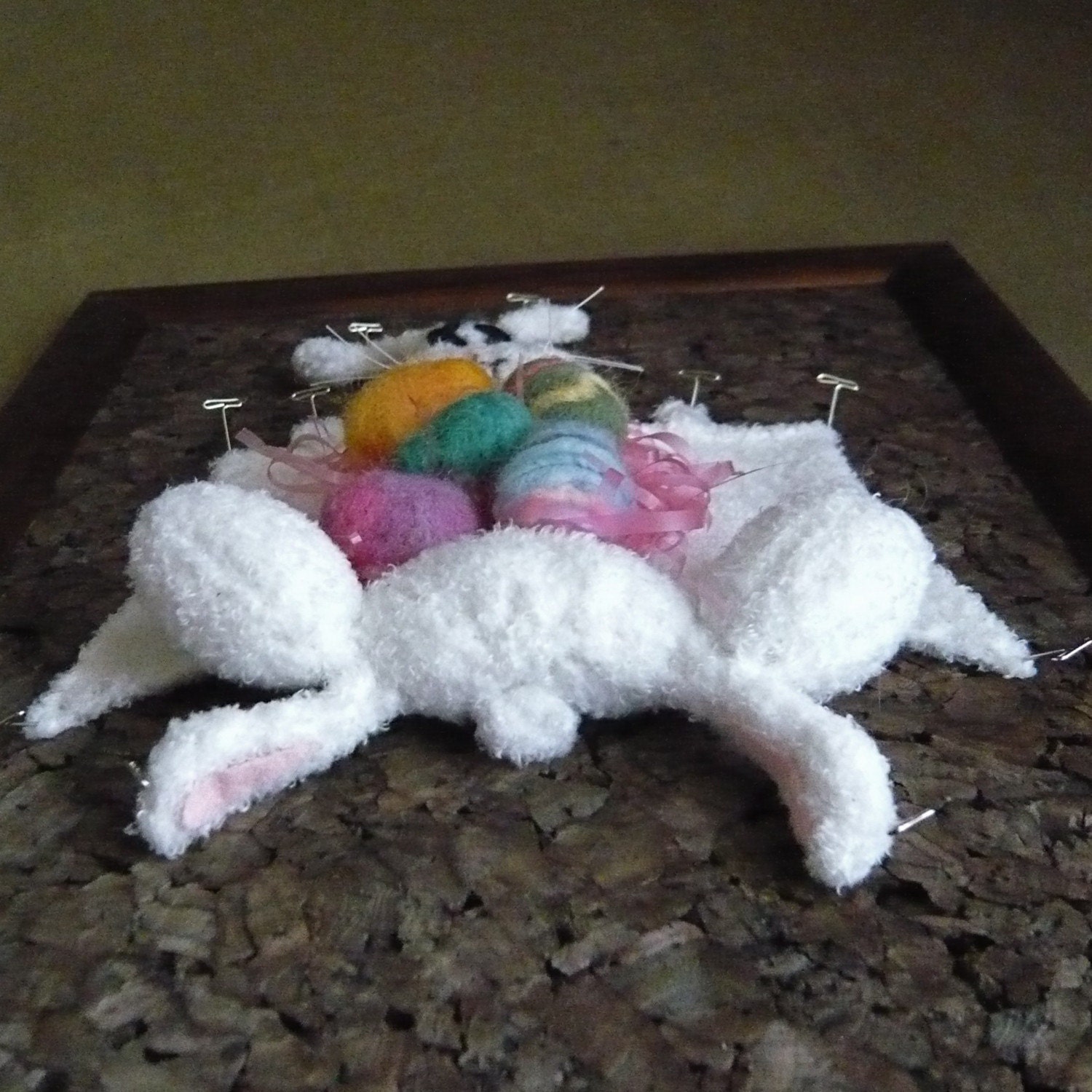 The Easter Bunny donated his body to science