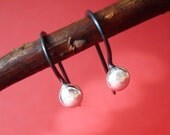 Dew Drop Earrings, Fine Silver Earrings