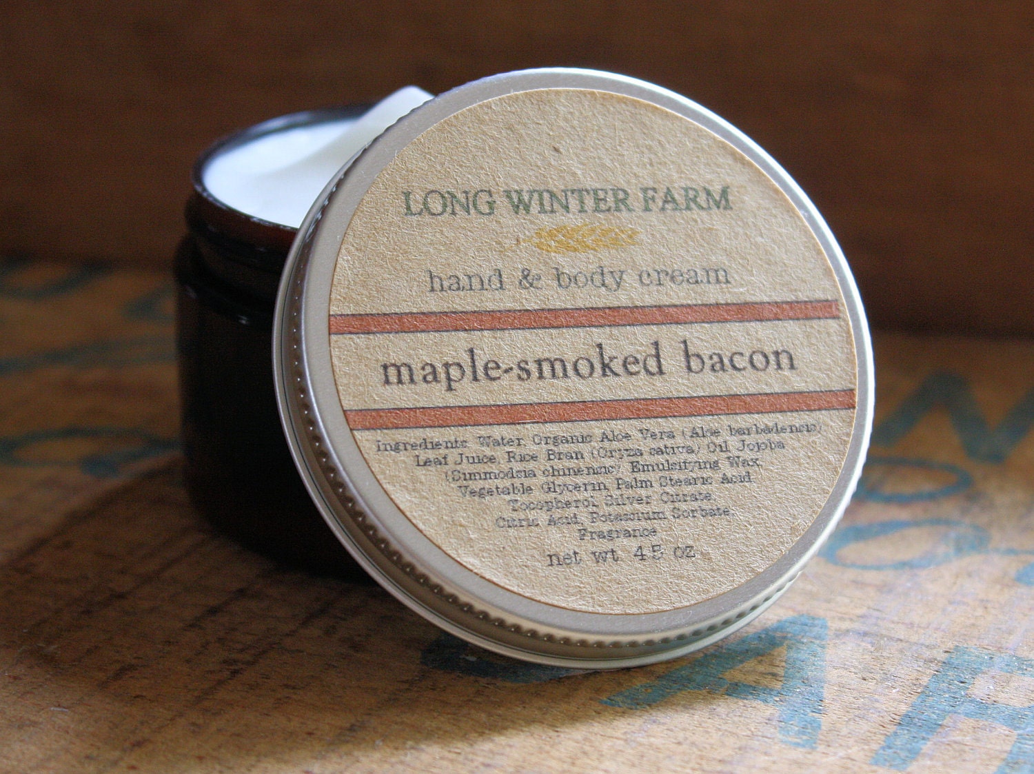 Maple-Smoked Bacon Skin Cream