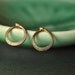 Tiny Teeny Circle stud earrings in 14K gold filled