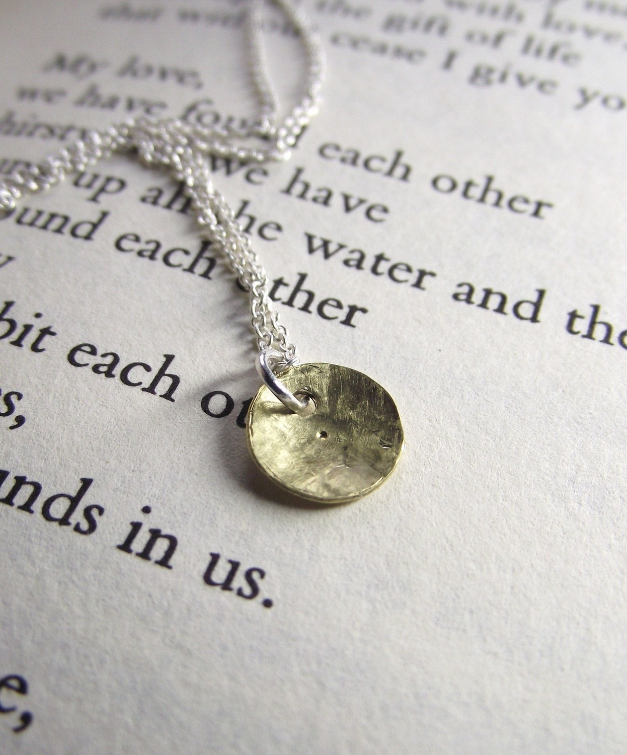 Dot - Mixed Metals Necklace
