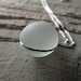 RESERVED FOR KATHY - Vanilla Kiss - Genuine Sea Glass Jewelry - Pendant Necklace
