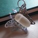 SALE - Flutter By - Genuine Sea Glass Jewelry - Butterfly Pendant