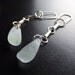 Sea Glass Earrings - Here Comes The Rain Again - Seaglass Jewelry