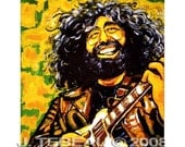 JERRY GARCIA portrait print, signed by the artist (free shipping in US)