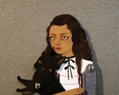 Travel Beam - articulated paper doll set with 10 silver brads