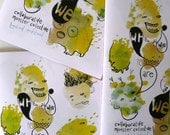 SALE EOFY Collaborative Monster Collective Interactive Colouring Zine Limited Edition