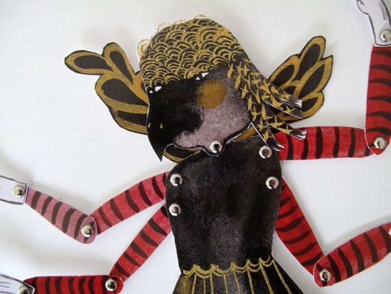 Hybrid Hinged Beasts Articulated Paper Dolls V1 / Hinged Beasts Series