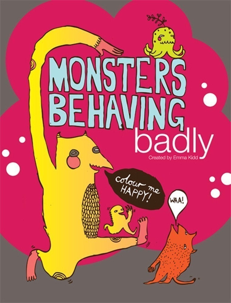 Monsters Behaving Badly Illustrated Interactive Colouring Book