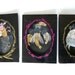 SALE Small Leaping Beast Original Painting in Oval Window Card