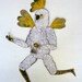 Cockatoo Papageno DIY Articulated Paper Doll with brads / Hinged Beasts Series