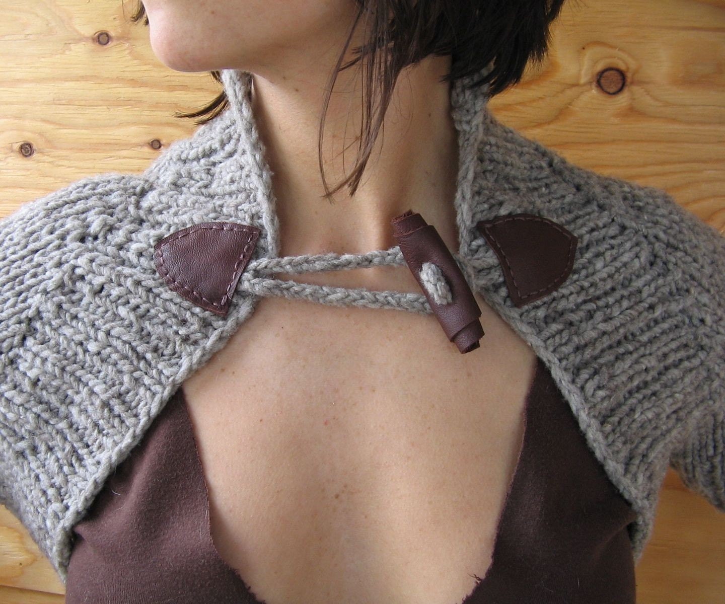 Knitting Pattern PDF Backbone Shrug