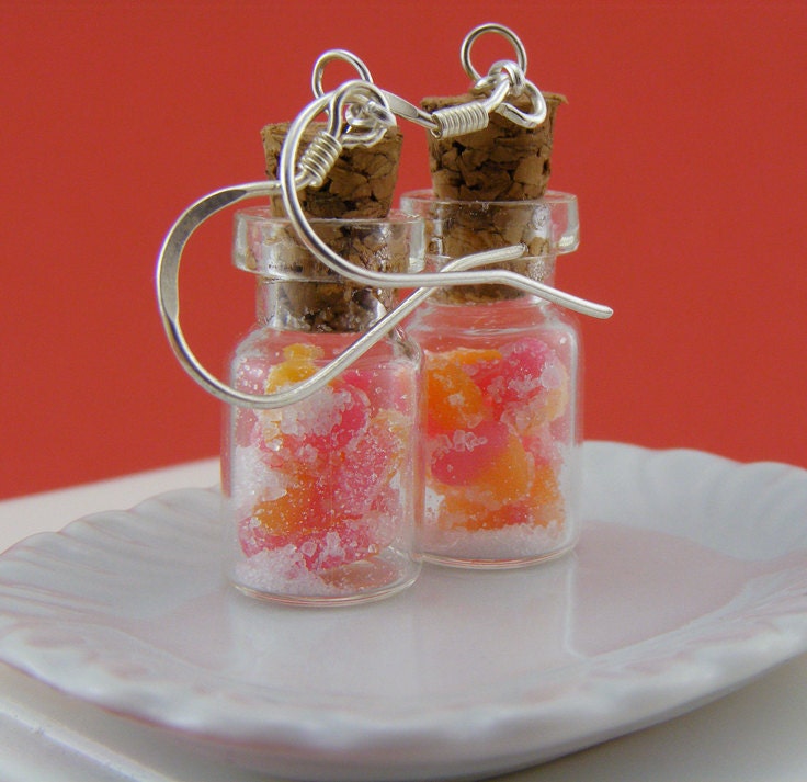 Gummy Candies Jar Earrings