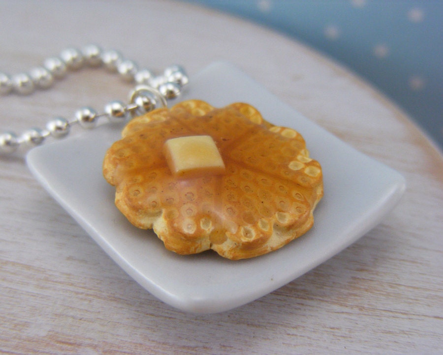 Waffle Necklace