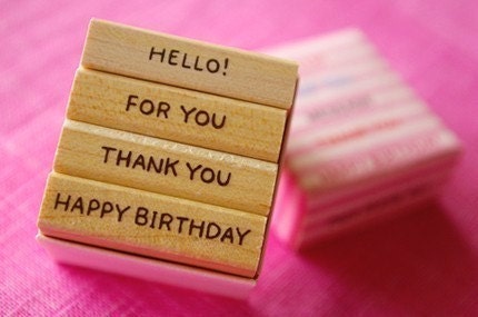 Petit Stamp Set - MESSAGE