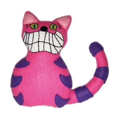 Cheshire Cat Felt Doll