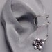Sterling Silver Flower EAR CUFF - Handcrafted PETALS