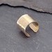 EAR CUFF Golden Glow Hammered Ear Band