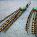 Chained Statement Necklace - Grass Green Meadows