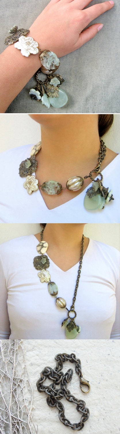 RESERVED for Bernis The Hidden Side of a Bracelet...-Waterlily