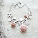 Sea Urchin Collection - Organic Pink Necklace