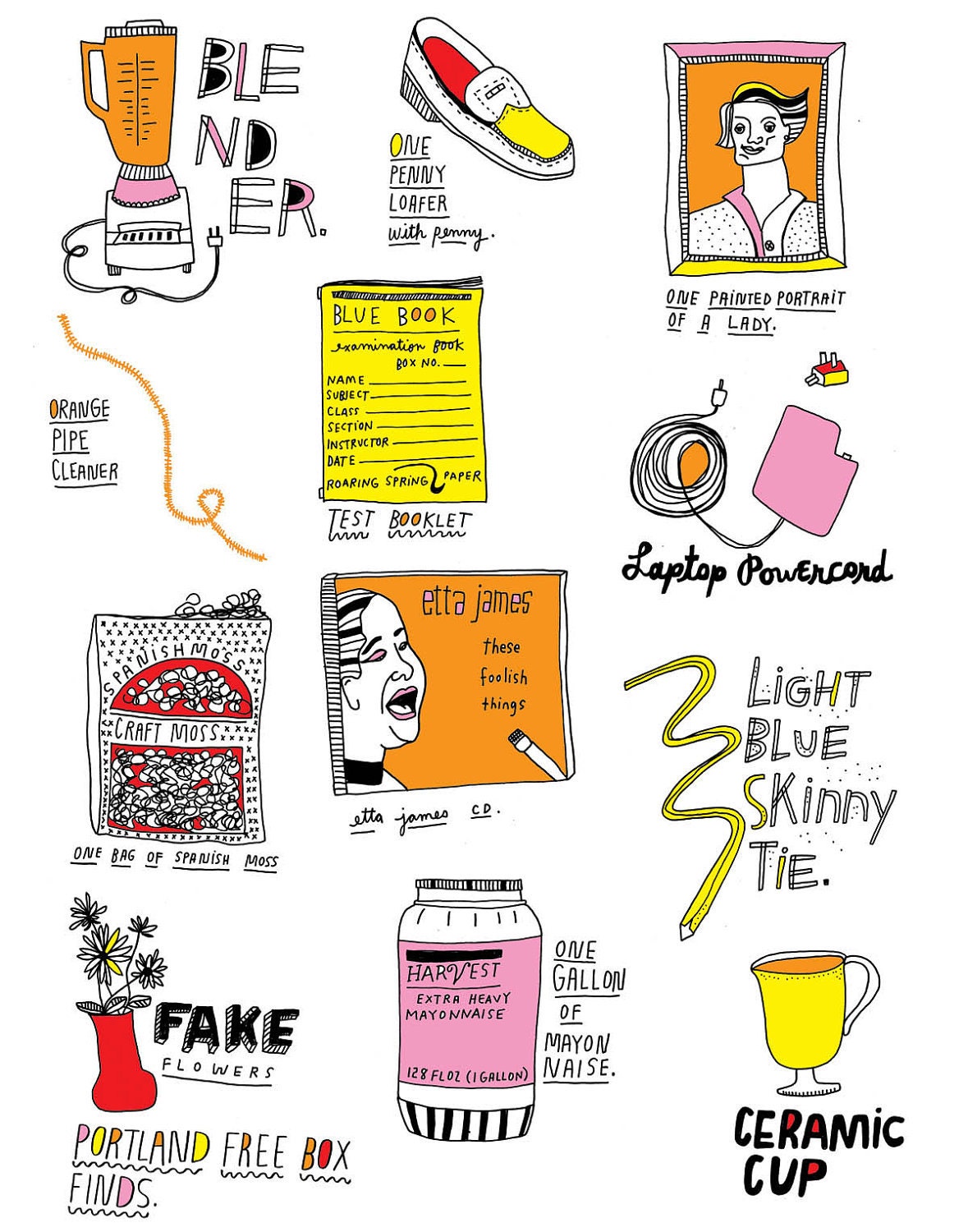 Portland Free Box Print