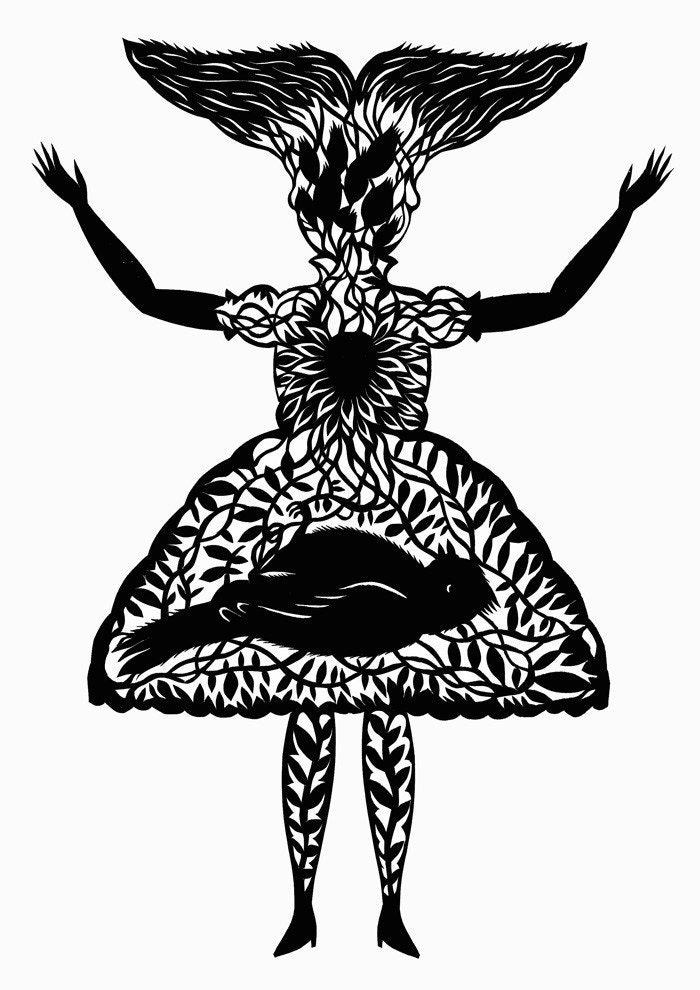 PRINT from one of my original papercuts