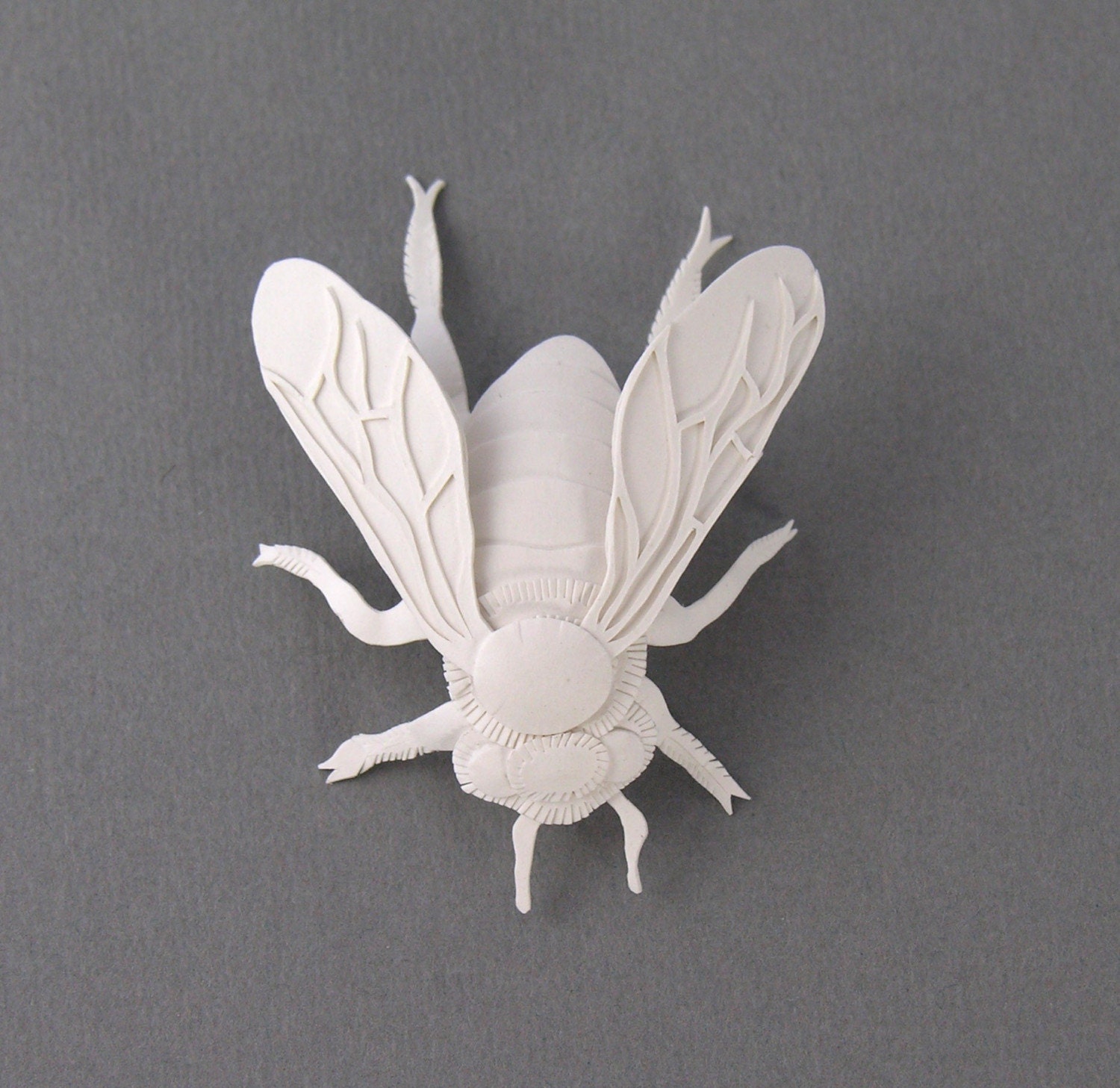 Bee Miniature Paper Sculpture