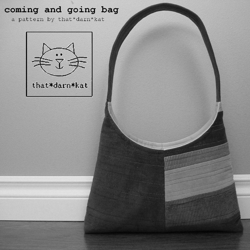 Coming and Going Bag PDF Sewing Pattern Purse
