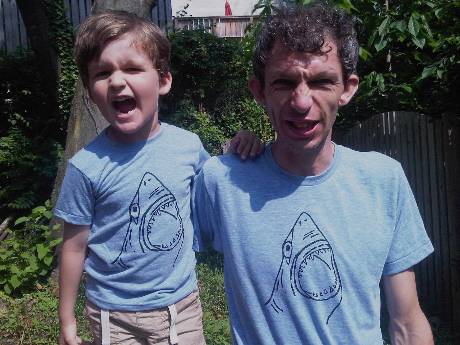 TWO SHIRTS Fathers Day Pick 2 T shirt SALE Jaws Great White Shark Set