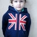 Children Clothing Union Jack Hoody Kids Infants England Flag Hoodie