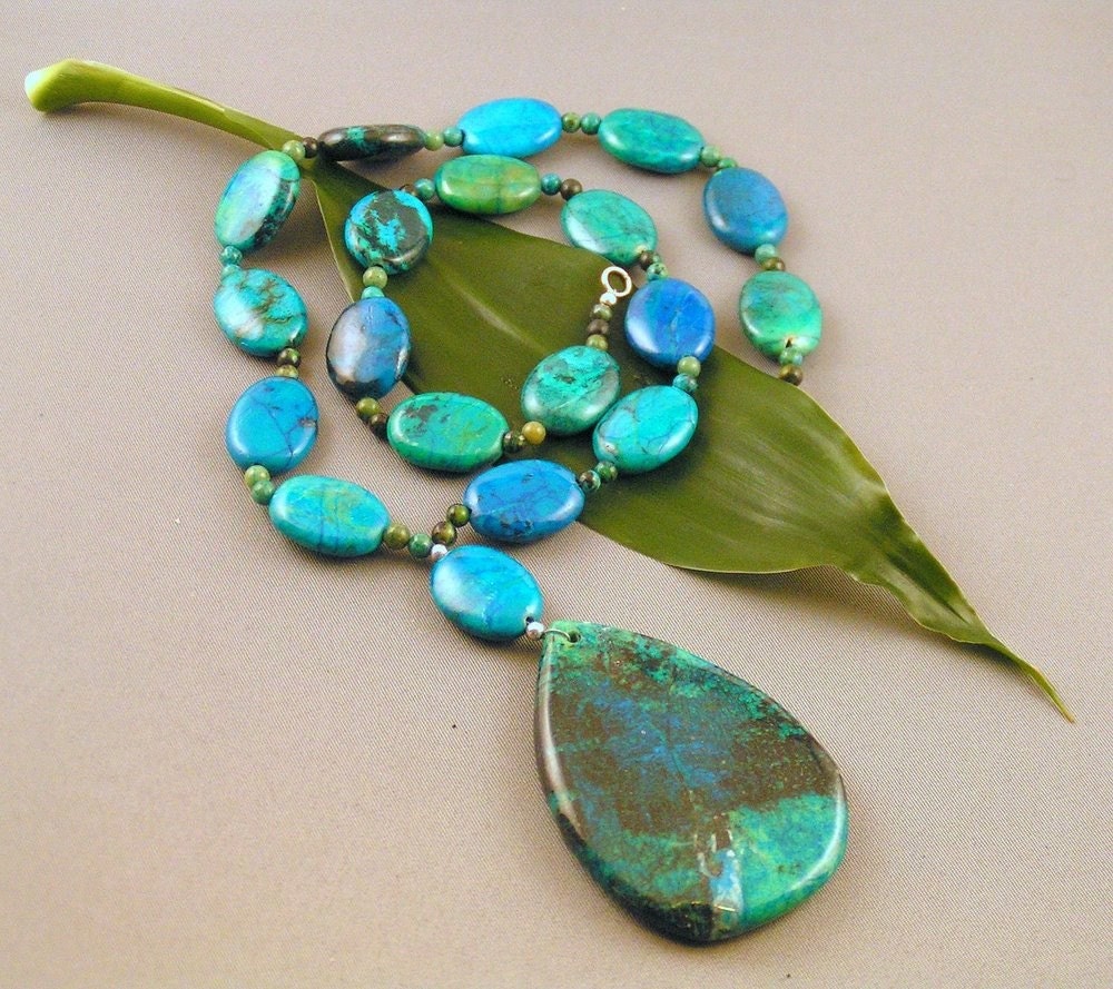 Chrysocolla Set - "Intergalactic"